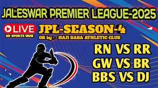 DAY5🔴 Live JALESWAR PREMIER LEAGUE - 2025 JPL - SEASION - 4 ORG  @ARSportsvani