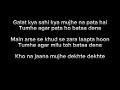 pehle bhi mai lyrics singer vishal mishra