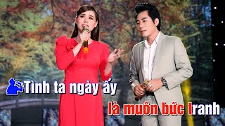 KARAOKE | Nhật Ký Hai Đứa Mình (Song Ca) - Gia Khải \u0026 Phương Thủy