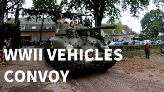 WWII Vehicle Convoy, including Tanks!