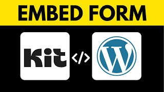 How to Embed Convertkit Form into Wordpress 2025 (RIGHT WAY)