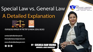 Special Law Vs. General Law