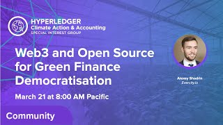 Web3 and Open Source for Green Finance Democratisation