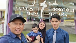 Hantar anak ke UiTM Melaka sambil buat room tour kolej kediaman