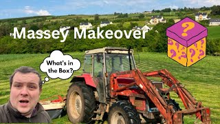 Massey Ferguson 390 gets fixed and a mystery box gets delivered ⁉️