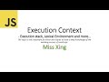 57. What is Execution Context, Calling Stack, Lexical Environment, Environment Record in JavaScript?