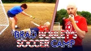 🇺🇸Brad Bobley's Soccer Camp | How to score scoop-de-loop goal like Gazza 🇺🇸