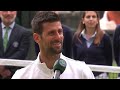 novak djokovic emotional in wimbledon loss 😔 wimbledon on espn