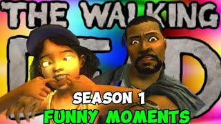 The Walking Dead Game Season 1 FUNNIEST MOMENTS