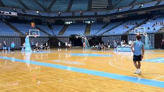 UNC Basketball: Media Day Fast Break Drill