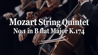 Mozart String Quintet No.1 in B flat Major K.174 | Budapest String Quartet