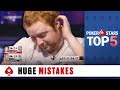 Top 5 Biggest Poker Mistakes ♠️ Poker Top 5 ♠️ PokerStars Global