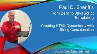 Lesson 2: Creating HTML Dynamically with String Concatenation