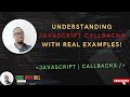 Understanding JavaScript Callbacks with Real Examples!: (Beginner Friendly)