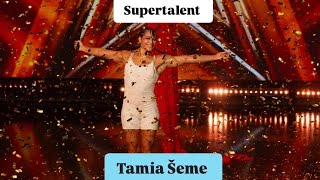 Supertalent - Tamia Šeme (ples na svili doveo do ZLATNOG GUMBA)