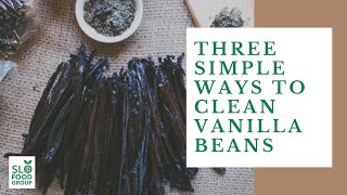 How to clean vanilla beans and remove seeds from the pod (3 ways)