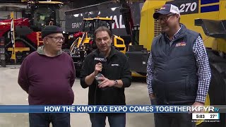 Wayne Wolff speaks with KMOT Ag Expo leadership ahead of opening day