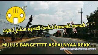 Mulusnya jalan kota Caruban sampai kota Madiun