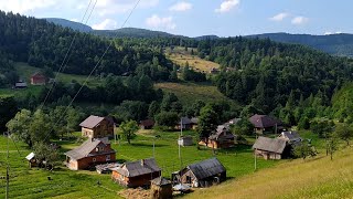 Яремче: Мальовниче урочище Багровець, річка, дорога в напрямку вольєрного господарства