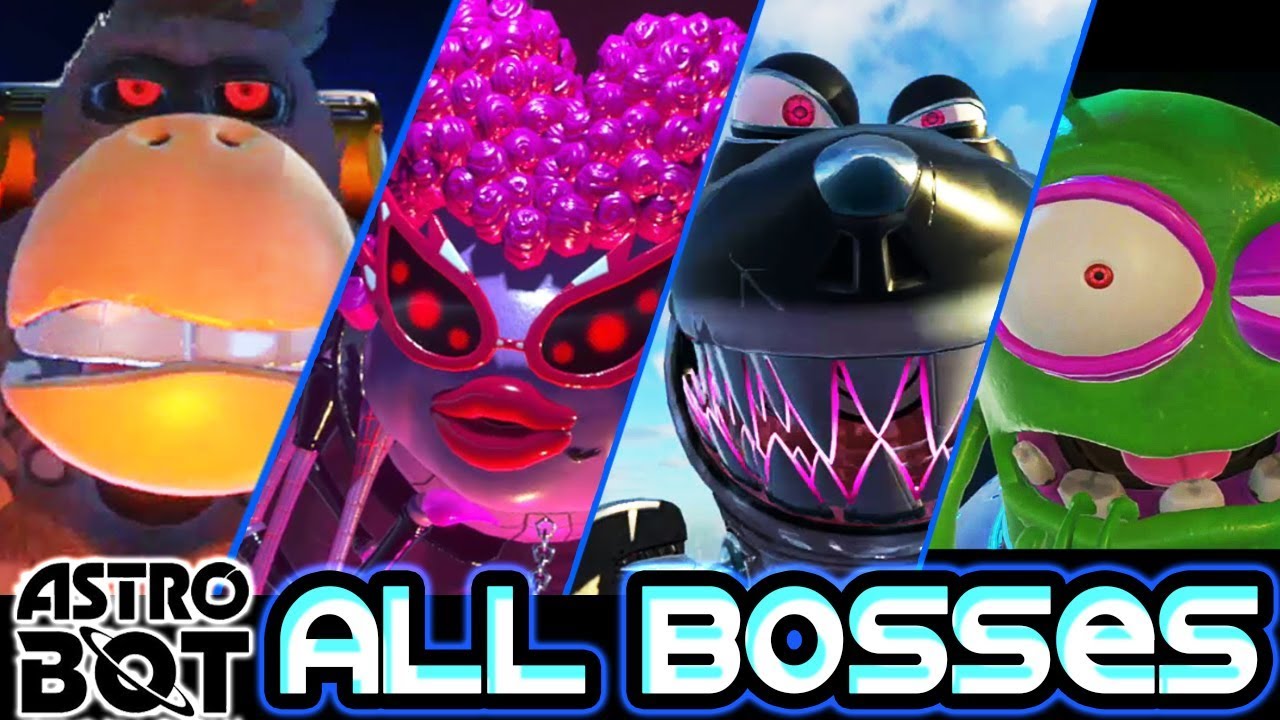 Astro Bot: Rescue Mission All Bosses | Boss Fights [No Damage] - YouTube