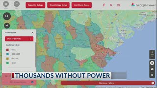 250,000 people have power restored, 620,000 remain, Georgia Power says