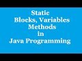 Static Keyword in java| Static Method,Static Variable,Static Block | java programming tutorial