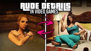 The Rudest Details in Video Games