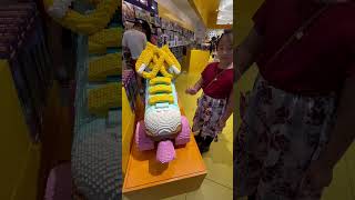 Giant shoe in the Lego store