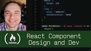 React Component Design and Dev (P5D84) - Live Coding with Jesse