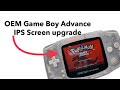 IPS Screen upgrade on OEM Game Boy Advance