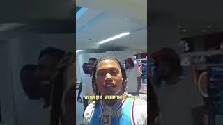 I met Young MA & she was not happy at all