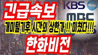 [한화인더스트리얼솔루션즈 주가전망] 한화비전 월요일은 상한가 간다 !!