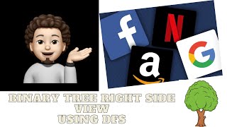 Binary Tree Right Side View | DFS | Amazon | Leetcode 199