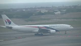 馬來西亞航空 Malaysia Airlines A330-223(9M-MTV) MH-366 吉隆坡-雪邦(KUL)→桃園(TPE) landing