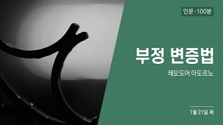 부정 변증법 - 테오도어 아도르노 1