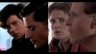 Eric Stoltz vs Michael J. Fox (Back to the Future Comparison)