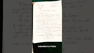 submitted a letter to Psbte board || #psbte_board