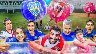RIVER vs BOCA | FUTBOL en BURBUJAS con Maria Becerra, Chapu Martinez y Ale Sanzi