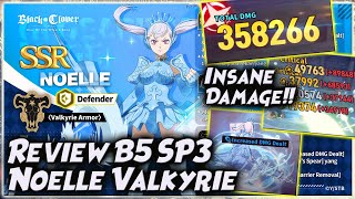 IMBA! REVIEW B5 SP3 NOELLE VALKYRIE - DESTROY PVP 🔥 BLACK CLOVER MOBILE