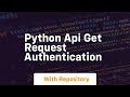 python api get request authentication