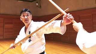 Weapon technique! Block like a violin! Ryukyukobudo, Iha Mitsutada