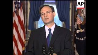Bush picks conservative judge to fill crucial vacancy