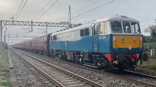 Two Railtours @ Madeley. 86259 on “The Cumbrian Coast Express” and 67005/67007 on “The Snowdonian.”