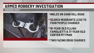 4 arrested in Buncombe Co. armed robbery