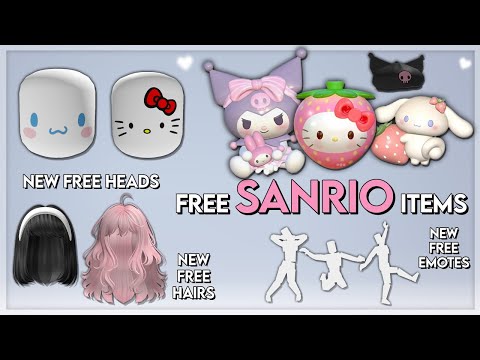 HURRY, GET ALL NEW FREE HELLO KITTY CAFE SANRIO ITEMS!