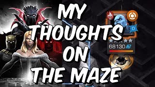 Thoughts On The Maze - Breakdown & Suggestions For Kabam - Marvel Contest Of Champions