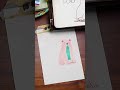 Polar bear bookmark! ✨ASMR🎨#shorts #cute #creative #art #drawing  #asmr #satisfying #anime #funny