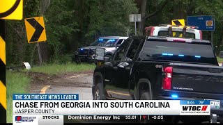 Suspect in custody after chase from Georgia into South Carolina, says Jasper Co. Sheriff’s Office