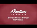 System overview of Indian Motorcycle Ride Command on 2017-2019 Models - Indian Motorcycle