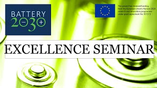 BATTERY 2030+ Excellence seminar part II, Christian Masquelier, young talents for battery research